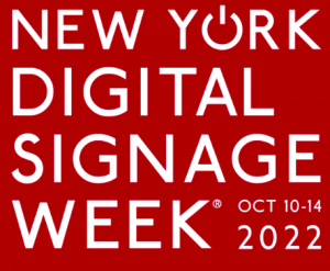 New York Digital Signage Week 2022 banner