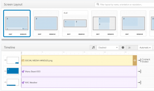 OnSign TV screen segmentation