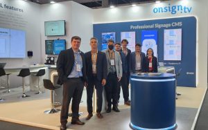 OnSign TV at ISE 2023