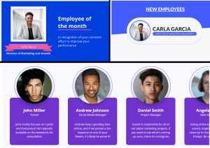 Preview of the Employee apps