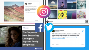 Preview of OnSign TV social media apps