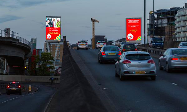 Digital signage London: Hammersmith towers