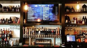 Digital signage in bars