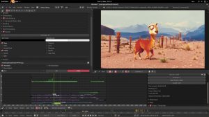 Blender editing software